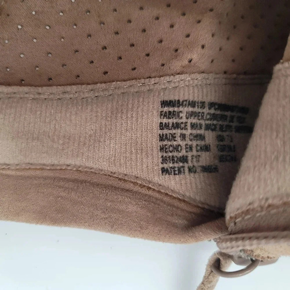 BIG BUDDA Open Toe Bootie Ankle Boots Womens Block Heel Tan Beige Zip Back 7.5 - Picture 7 of 10